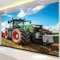 Papier Peint de Photo Terres Agricoles, Tracteur 300 x 210 cm Papier Peint Panoramique Papier Peint intissé Murale Pour Chambre De Fille, Garçon, Chambre De Bébé Salon Chambre Décor