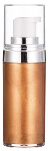 KARLOR Körper Highlighter Öl flüssig Glitzer Body Körperöl Glitzer Body Glitter Oil Highlighter liquid Body Luminizer Schimmernd cremig Glitzer Gel Körpercreme mit Glitzer(03#)