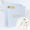 colortouch Gästebuch Hochzeit 100 Blanko Seiten mit Sticker Hochzeit, Hochwertiges Hochzeitsgästebuch, Aufkleber Hochzeit für Fotoalbum, Premium Papier Hochzeitsbuch, 10 Blatt Hochzeitsaufkleber