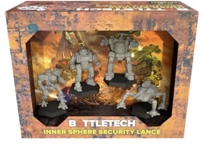 BattleTech | Miniatures | Inner Sphere Security Lance | Expansion | Miniature Game | Catalyst Game Labs | Ages 14+ | Spiel auf Englisch