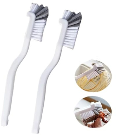 Figarge Packung mit 2 Tassenbürsten Küchenbürste Flaschenreiniger Bürste Bürsten mit langem gebogenem Stiel Eckreinigungsbürste Für die Küche Bad Wohnzimmer Reinigung