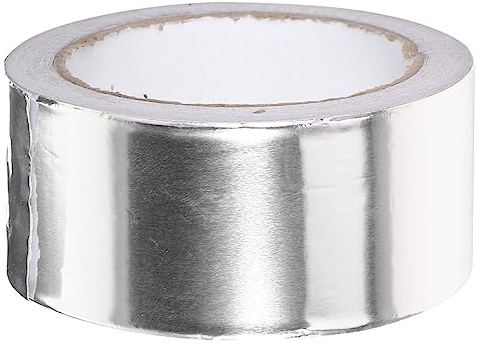 COSMEVIVI Dichtungsband aus Aluminiumfolie 20m Stark Klebend und Hitzebeständig Reparaturklebeband für Wasserleitungen und Sanitäranwendungen