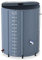 XMTECH Faltbare Regentonne Regenfass - Regenwassertonne Wassertank Regentank mit Wassereinlassgitter & Abflussventil Regenwassertank Ideal zum Bewässern oder Reinigen Ihres Gartens, 500L, Dunkelgrau