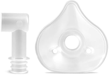 PARI BABY Maske Größe 3 mit BABY Winkel - Für Kinder ab 3 Jahren | Weiche Silikonmaske mit BABY Winkel welcher die Inhalation im Sitzen oder Liegen für Kinder ab ca. 3 Jahren ermöglicht
