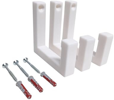 Wandhalterung passend für FritzBox 6690 Cable 6590 6591 passend für AVM FritzBox Cable Kabel - Drei Halter inkl. Befestigungsmaterial (vertikal)