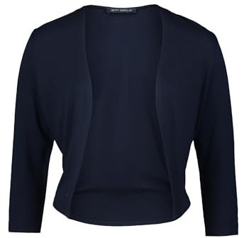 Betty Barclay Damen Bolero-Jacke mit 3/4 Arm 38, dunkelblau