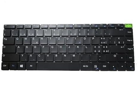 ZHXOZYF Laptop Keyboard for PEAQ for Slim S131 PNB-S131-CA464IT Without Frame Black English US