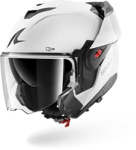 Shark, Modularer Motorradhelm OXO SP LYNE White Silver Silver WSS, XL