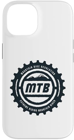 Hülle für iPhone 14 Mountainbike Revolution MTB Logo Extreme Riding Biker