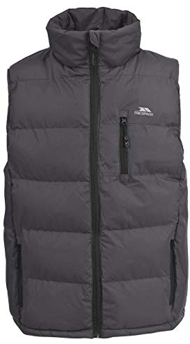 Trespass Chaleco Acolchado para Hombre, Cierre de Broche, Hombre, Color Gris, tamaño 5X-Small