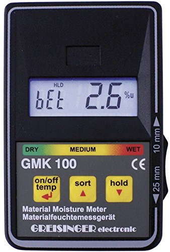 Greisinger GMK 100 - Misuratore di umidità del materiale (gamma) da 0 a 8% vol