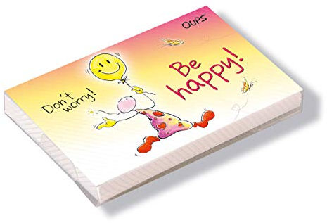 Oups Kärtchenbox: Don´t worry! Be happy!