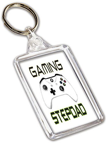 AK Giftshop Porte-clés sur le thème de la manette de jeu Xbox – Anniversaire – Fête des pères – Noël – Cadeau pour beau-père, Porte-clés.