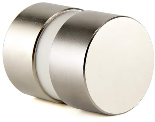 DIYMAG N52 Neodym-Scheibenmagnet, 40 x 20 mm, sehr stark, 2 Stück