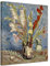 Wieco Art Vase mit Gladiolen- und China-Astern, großer moderner Giclée-Kunstdruck, Wandkunst von Van Gogh, berühmte Kunstwerke, Ölgemälde, Reproduktion, abstrakte Blumen, Bilder für Bürodekoration