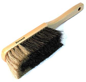 Barnwell Horse Hair Dust Pan Hand Brush Soft Bristles Brickwork Masons