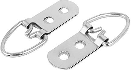 Aexit Doppel Loch D-Ring Bilderrahmen Hängen Metallband Aufhänger Silber Ton 200 STÜCKE (ec33880a694c978e94c1711991ca73cd)