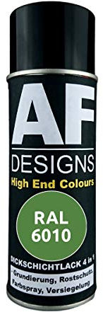 Peinture en spray 4 en 1 RAL 6010 - Vert gazon