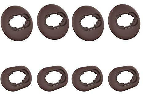 Ohrstöpsel für Samsung Galaxy Buds Live 2020 (DSM-R180) Ohrhörerzubehör, Anti-Rutsch-Ohradapter-Sets aus weichem Silikon Ersatz-4-Paar (braun)