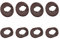 Lot de 4 paires d'embouts pour écouteurs Samsung Galaxy Buds Live 2020 (DSM-R180) - En silicone souple antidérapant - Marron