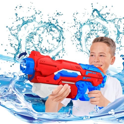 CYGJING Pistola ad Acqua Potente Fucile 1200ml Giocattolo a Lungo Raggio da 10-11 Piedi Water Gun Battle con Alta Capacità Super Liquidator per Bambini Adulti