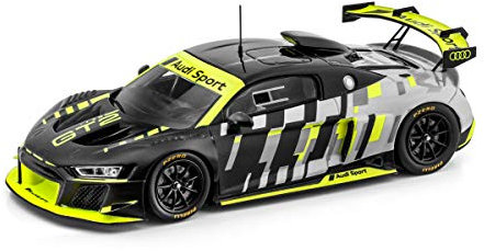 Audi 5022000231 Modellauto R8 LMS GT2 Modell 1:43 Miniatur, schwarz/gelb
