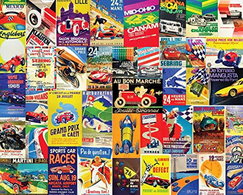 Springbok 1000 Piece Jigsaw Puzzle Full Throttle - Made in USA