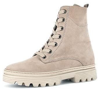 Gabor Damen Combat Boots, Frauen Stiefeletten,Wechselfußbett,Moderate Mehrweite (G),uebergangsstiefel,Stiefel,Silk (Frottee),38.5 EU / 5.5 UK