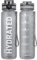 Sahara Sailor Trinkflasche, Sport Trinkflasche, [BPA-frei Tritan] 1L/500ML/750ML Auslaufsicher Sport Wasserflasche, Sportflasche für Fahrrad, Camping, Yoga, Gym (1 Flasche)