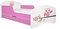 BDW Kinderbett mit Matratze und Bettkasten - NEU, 140/160/180/190 Verschiedene Motive Für Junge Eule (Rosa, 140x70)