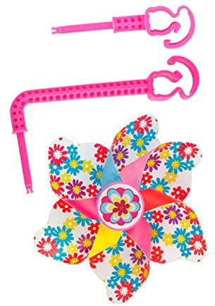 Toddmomy 1 Set Fahrrad Windmühle Kinderfahrräder Tragbarer Roller Kinderdekor Roller Windrad Roller Lenker Windrad Fahrraddekoration Leichte Windmühle Einzigartiges Windrad Dekor Fahrrad