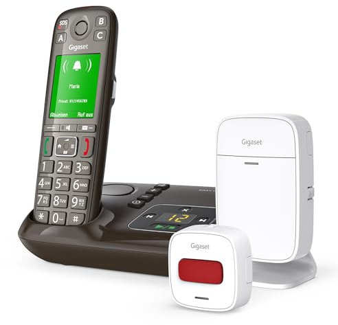 Gigaset Easy Care 600A - intelligentes Assistenzsystem für Senioren - Notruf-System mit Bewegungsmelder, Notrufknopf und Festnetztelefon mit SOS-Ruf - Gigaset Easy Care 600A für altersgerechtes Leben