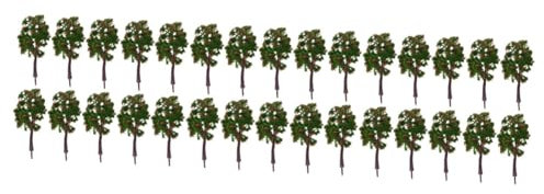 DIYEAH 30 STK schreibtischdeko Schreibtisch Dekoration mikrolandschaft Slice Architektur bäume Figur Holzherzen zum Basteln Modellbäume Simulationsmodellbaum Sandkasten Obstbaum