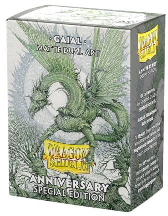 Dragon Shield | Matte Art Sleeves | Special Edition - Gaial | 100 CT - Smooth & Tough Premium TCG Sleeves | Compatible with Pokemon, One Piece & Magic the Gathering