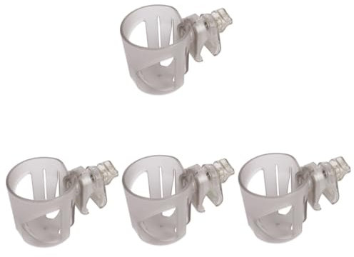 Beaupretty 4 Stück Becherhalter für Wasserkocher Kinderwagen kaffeebecherhalter getränkehalter für Kinderwagen Universelles Getränkeregal Kinderwagen-Getränkehalter Fahrrad Flaschenhalter Abs