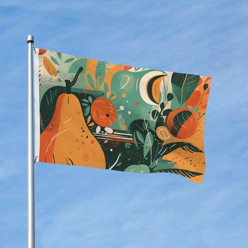 Flagge, 90 x 152 cm, für den Außenbereich, doppelseitige Outdoor-Flagge, landwirtschaftliche Produkte, Flaggen, Banner für Hof, Outdoor-Dekoration