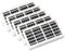 HQRP Paquet de 5 Filtre à air pour réfrigérateur compatible avec Whirlpool 481248048172 Replacement pour ANT001, ANT002, ANTF-MIC Modèles de réfrigérateurs