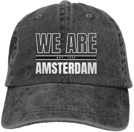 QIYAEUA Bedruckte Kappe We Are Amsterdam Young Outdoors EIN Baseballkappe Geschenk