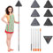 Eidoct Wall Cleaner Mop with 207 cm Long Handle, Foldable Ceiling Cleaning Tool with Squeegee, with 3 Replacement Microfiber Pads and 3 Chenille Pads, for Painted Walls, Window, Floor, Cabinet