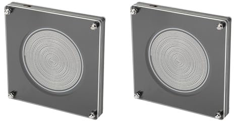 SEAFRONT Generatore di Onde 7.83HZ Generatore di Risonanze Schumanns Risonatore ABS a Frequenza Ultrabassa per Aiutare Il Sonno ABS Argento