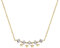 Tolldek Gold 750 Echt Gold Schmuck Halskette, Stern Anhänger mit Topas, 18K Gold Kette Damen mit Anhänger für Frauen, Gold, 45cm