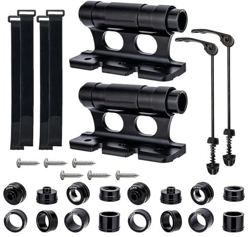 Illkjasfc Support de toit en alliage d'aluminium pour vélo de route, camion, support de fourche, porte-vélos