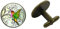 Freimaurer-Manschettenknöpfe für Herren, exquisites Freimaurer-Auge Gottes-Symbol, Glasstein-Manschettenknöpfe, Business-Hemden-Knöpfe, Krawattenklammer