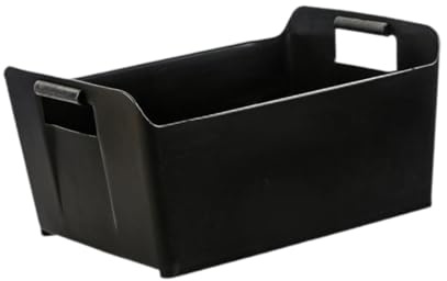 DimyFew Ice Bucket Beverage Tub Beer Crate Large Capacity Champagne Bottle Drink Cooling Bucket Storage Container for Chilling Hotel, Black