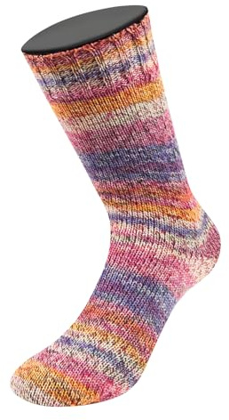 LANA GROSSA Landlust die Sockenwolle | Garn aus Merinowolle in verschiedenen Farben | Handstrickgarn aus 80% Schurwolle (Merino) & 20% Polyamid | 100g Wolle zum Stricken & Häkeln | 420m Garn FB 219
