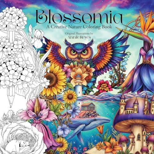 Blossomia. A Creative Nature Coloring. Regular Edition