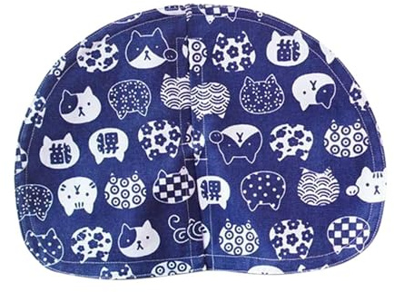 Dualoai Rideau de Litière pour Chat, Rabat de Porte, Résistant Aux Déchirures, Pratique, Anti-poussière, Facile à Installer, Remplacement Pratique, Chat Bleu
