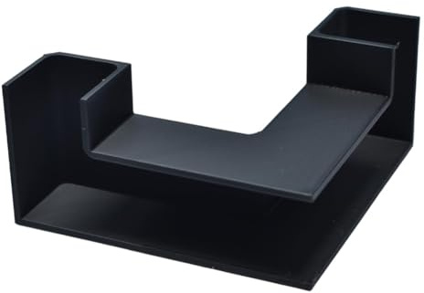 Bosiyrggrl Aquarium Underground Tunnel Fish & Shrimp Hideout for Aquariums Underground Viewing Tunnel Corner Tunnel