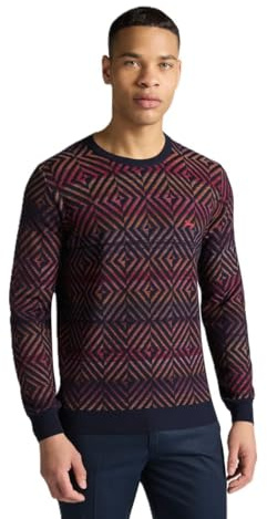 Harmont&Blaine Herren Pullover aus Wolle mit 3D-Verarbeitung mit bedrucktem Garn HRP846030277 8052381021664 - XXL