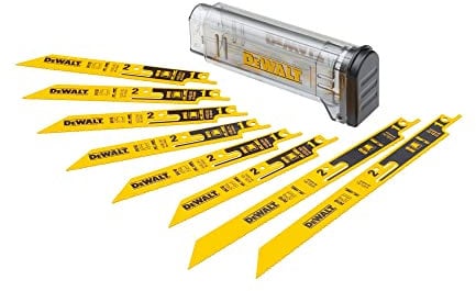 DeWalt DT2446-QZ Reciprocating Blades, One Size, Set of 8 Pieces